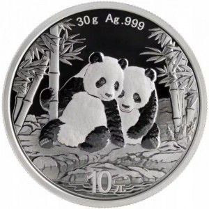 10 юаней серебро Панда (Китай, 2026 года)